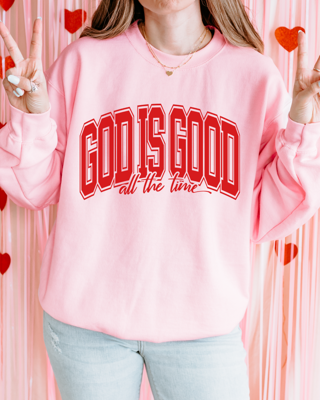 God is Good Crewneck Sweatshirt