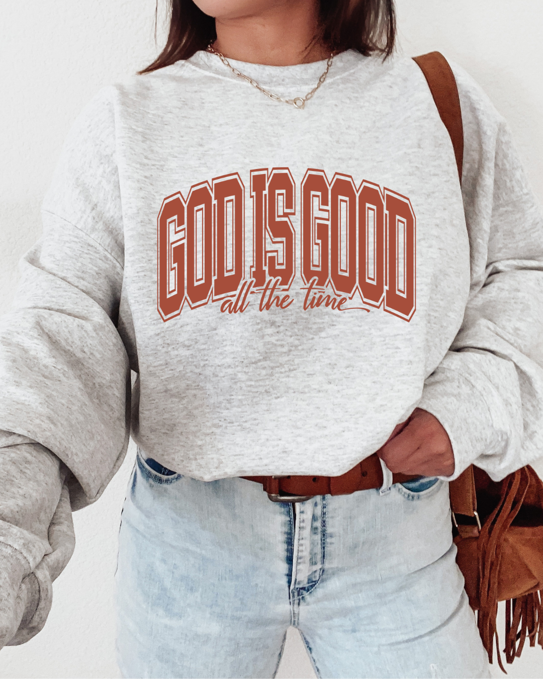 God is Good Crewneck Sweatshirt